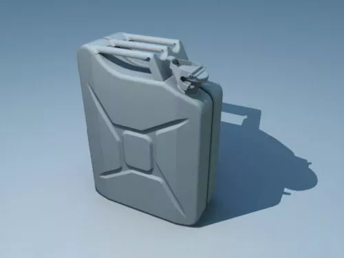 Steel Bulk Container 3d model