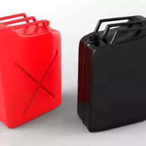Plastic Jerrycan Gas Can 3d model