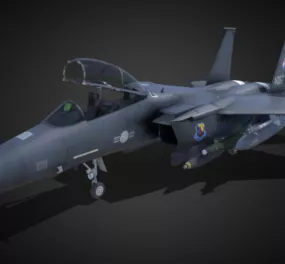 Jet Fighter Aircraft Design 3d model