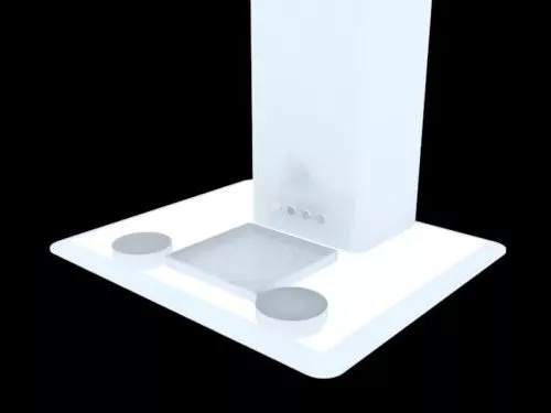 Japanese Paper Fan 3d model