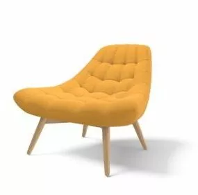 Yellow Kolton Chair 3d model