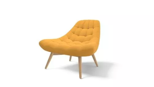 Yellow Kolton Chair 3d model Yellow Kolton Chair 3d model