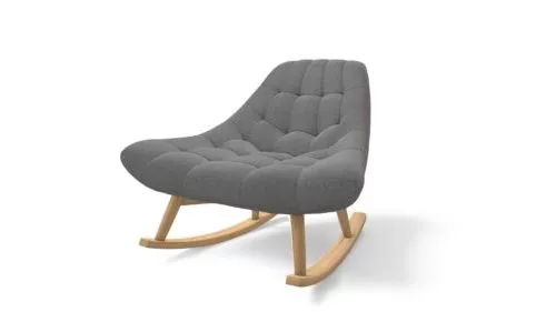 Grey Modern Rocking Chair 3d model Grey Modern Rocking Chair 3d model