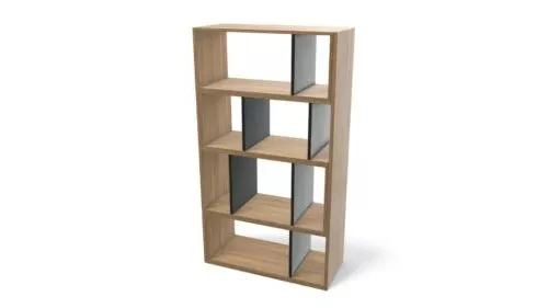 Living Room Extending Shelves Oak 3d model Living Room Extending Shelves Oak 3d model