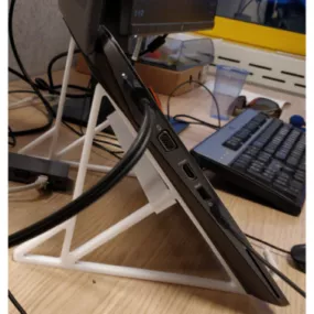 Laptop Stand Decoration 3d model