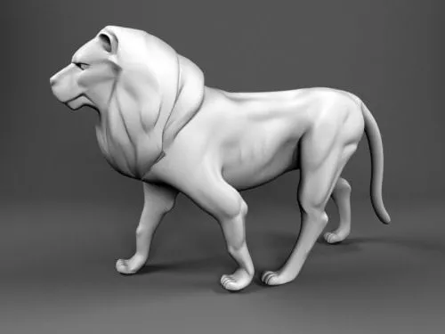 Garden Large Lion Statue 3d model Garden Large Lion Statue 3d model