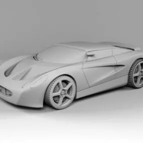 Lotus Elise Lowpoly Car 3d model