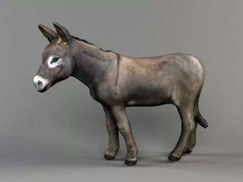 Lowpoly Donkey Animal 3d model Lowpoly Donkey Animal 3d model
