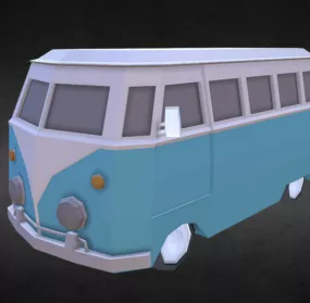 Lowpoly Van Volkswagen 3d model