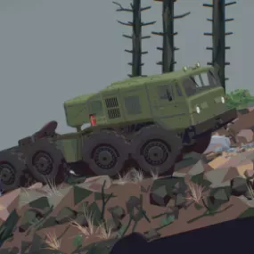 Maz Terrain Truck 3d model