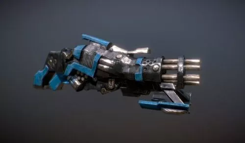 Sci-fi Machine Gun 3d model Sci-fi Machine Gun 3d model