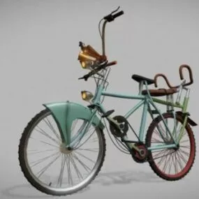 Mad Max Style Bicycle 3d model