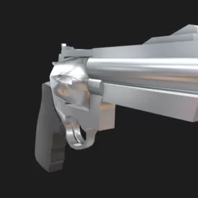 Magnum Hand Gun 3d model