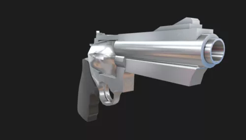 Luger Pistol Gun 3d model