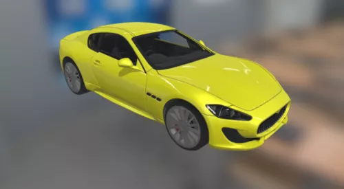 Maserati Alfieri White 3d model