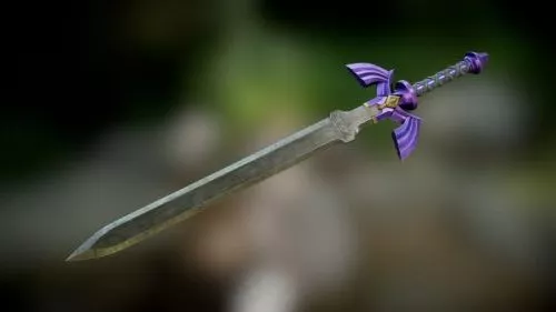 Samurai Sword With Case 3d model