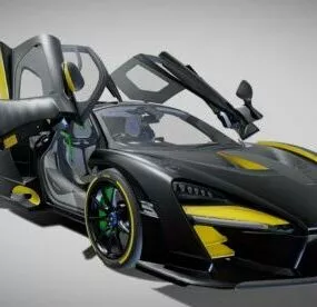 Mclaren Senna Car 2019 3d model