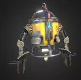 Mech Dronebot Robot 3d model