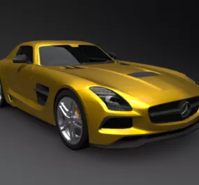 Mercedes Benz Sls Amg Car 3d model