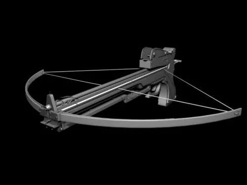 Weapon Compound Crossbow 3d model Weapon Compound Crossbow 3d model