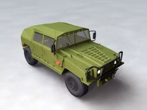Backhoe Loader Truck Toy 3d model