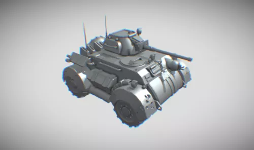 Btr Tank Soviet Apc Vehicle 3d model