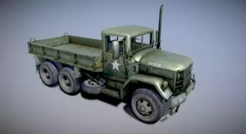 Abandoned Old Truck 3d model