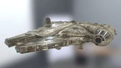 Shuttlecraft Futuristic Spaceship 3d model