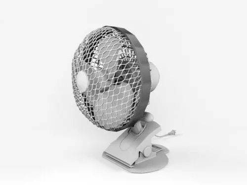 Japanese Paper Fan 3d model
