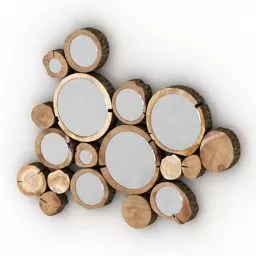 Circles Pattern Mirrors 3d model