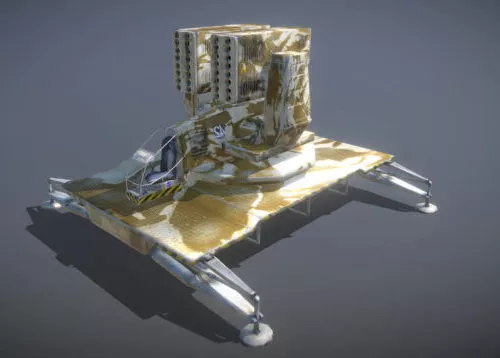 China Df31 Ballistic Missile 3d model