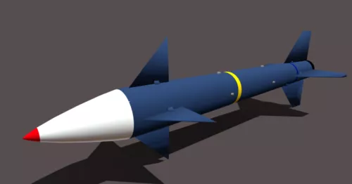 Missile 3d model Missile 3d model