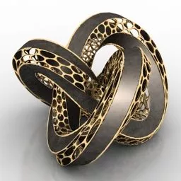 Mobius Jewelry 3d model