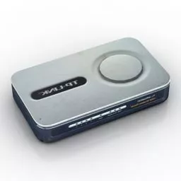 Internet Modem Tplink Router 3d model