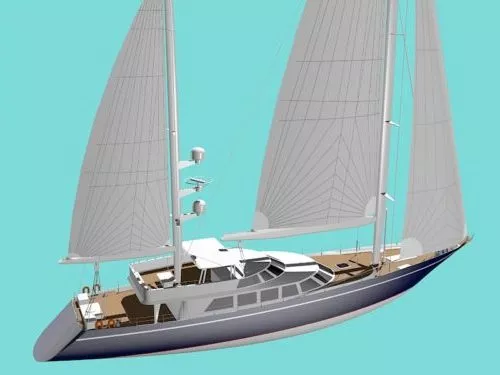 Super Yacht 3d model