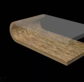 Modern Style Glass Table 3d model