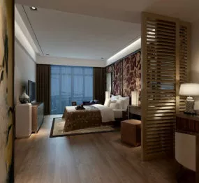 Modern Boutique Bedroom Interior 3d model