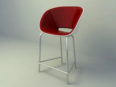 Modern Pub Bar Chair 3d model Modern Pub Bar Chair 3d model