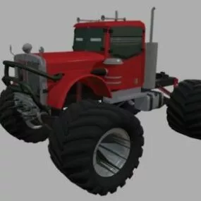 Monster Farm Truck 3d model