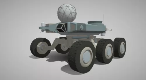 Moon Rover Vehicle 3d model Moon Rover Vehicle 3d model