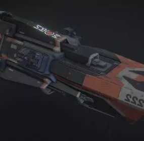 Patrol Destroyer Spaceship 3d model