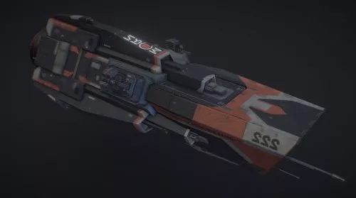 Crescent Spacecraft 3d model