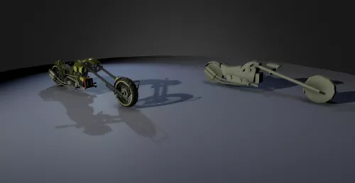 Motorcycle Chopper Design 3d model Motorcycle Chopper Design 3d model