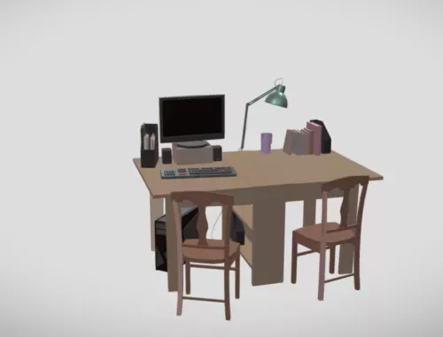 Imac Desktop Computer 3d model