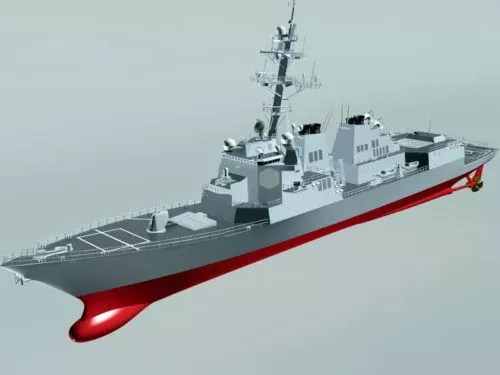 War Battleship Ww2 3d model