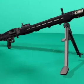 German Mg-42 Machine Gun 3d model