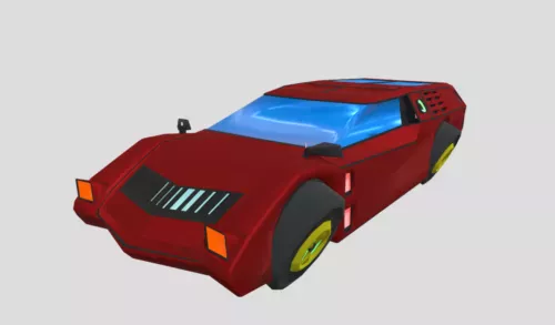 Neon Striker Car 3d model Neon Striker Car 3d model
