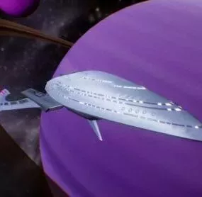 Odyssey Explorer Vessel Spaceship 3d model