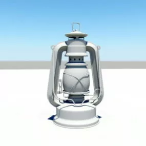 Oil Lantern Lamp 3d model