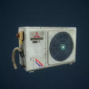 Air Conditioning Hot Unit 3d model